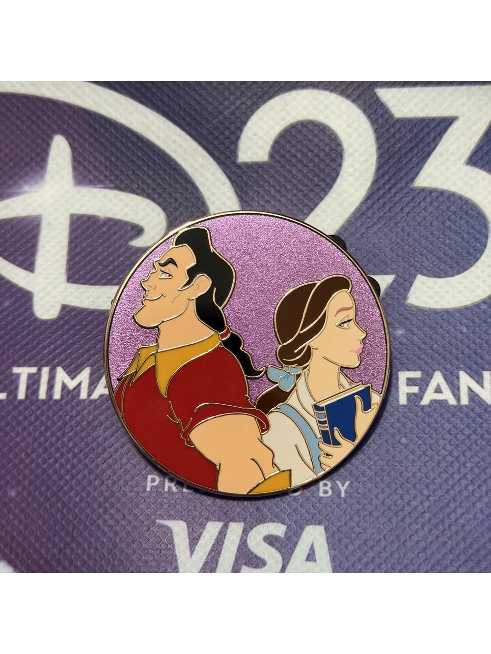 Disney D23 2026 TWDCS DEC Epic Rivals Blind Box Pin Gaston & Belle